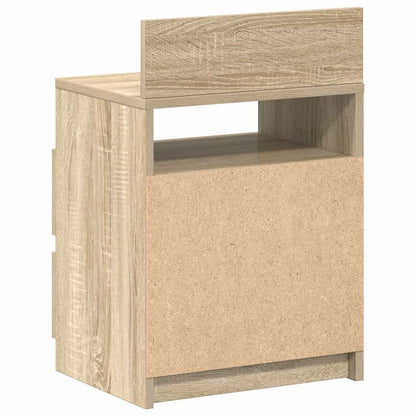 Comodino con 2 Cassetti Rovere Sonoma 40x33x60 cm - homemem39