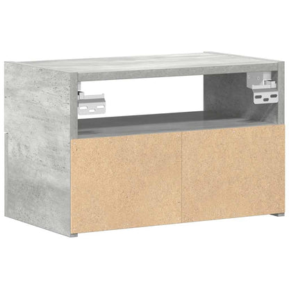 Comodini a Muro 2 pz Grigio Cemento 45x26x28,5 cm - homemem39