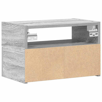 Comodino a Muro Grigio Sonoma 45x26x28,5 cm - homemem39