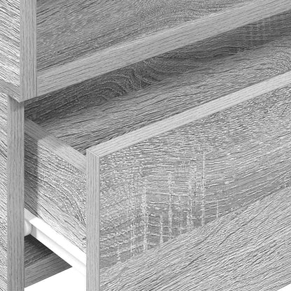 Comodino a Muro Grigio Sonoma 45x26x28,5 cm - homemem39