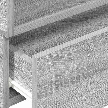 Comodini a Muro 2 pz Grigio Sonoma 45x26x28,5 cm - homemem39