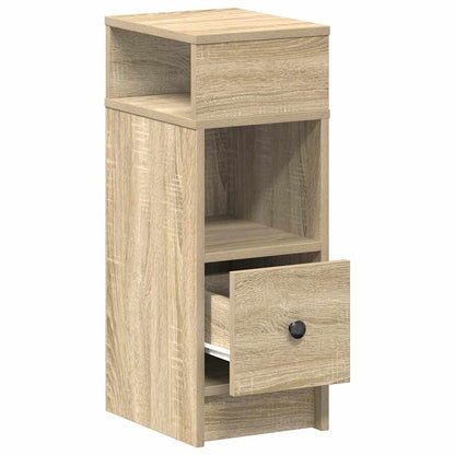 Comodino con Cassetto Rovere Sonoma 25x31x66 cm