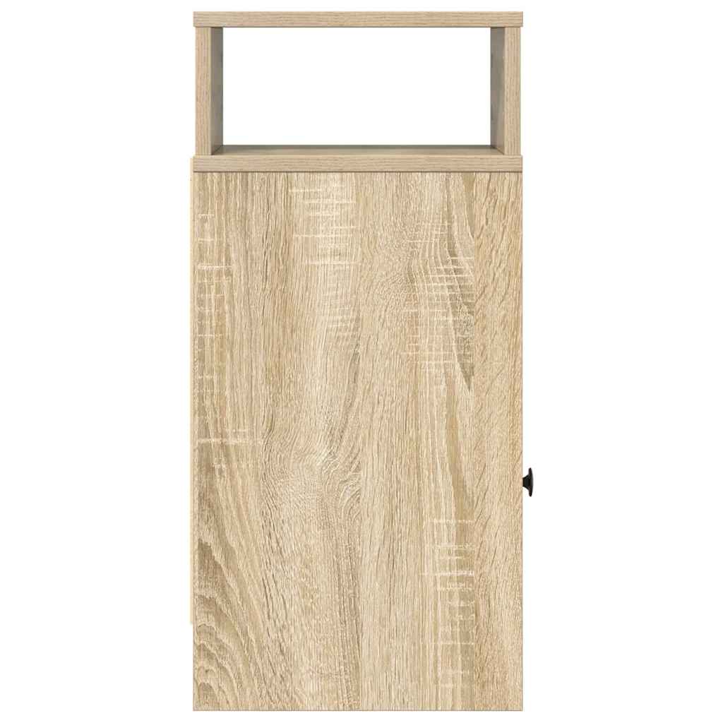Comodino con Cassetto Rovere Sonoma 25x31x66 cm