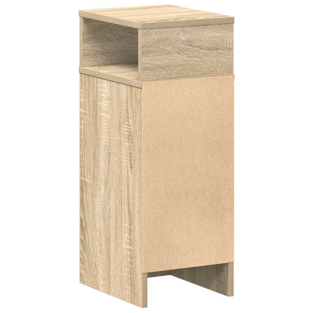 Comodino con Cassetto Rovere Sonoma 25x31x66 cm