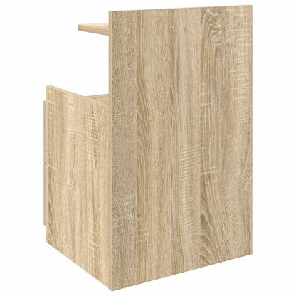Comodini 2 pz con 2 cassetti Rovere Sonoma 40x36,5x62 cm