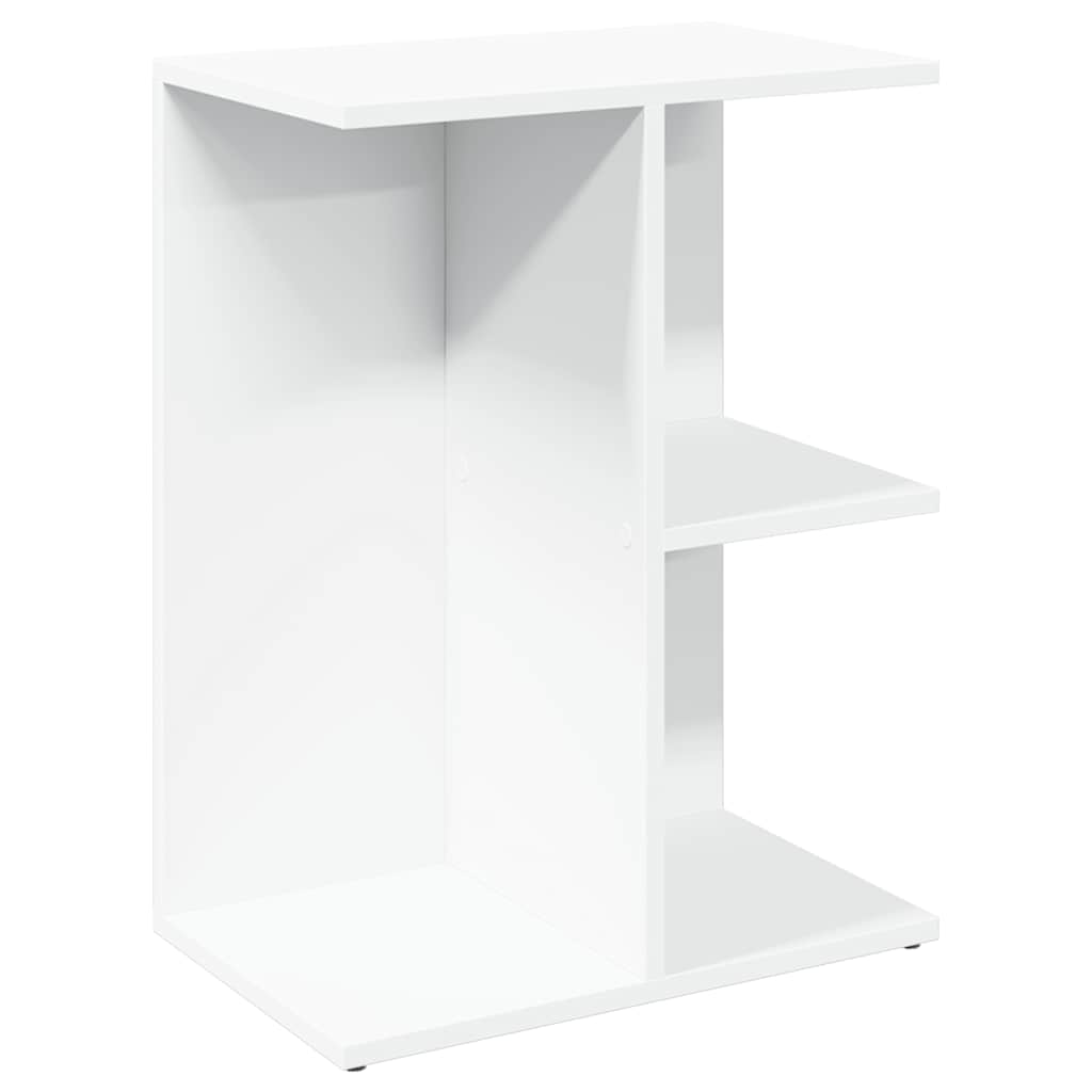 Comodino Bianco 46,5x29x61 cm in Legno Multistrato - homemem39