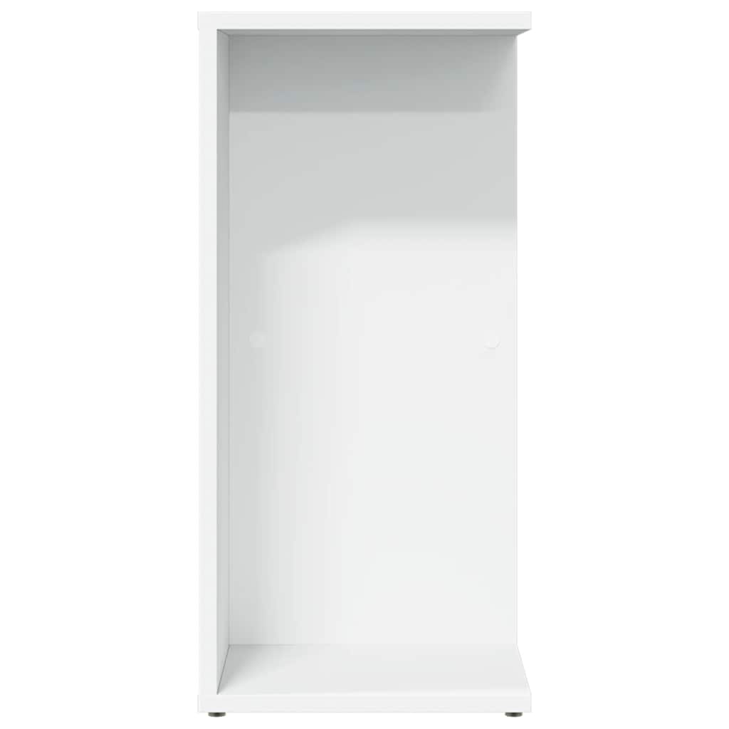 Comodino Bianco 46,5x29x61 cm in Legno Multistrato - homemem39