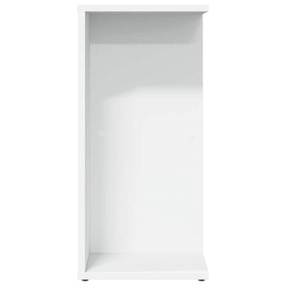 Comodino Bianco 46,5x29x61 cm in Legno Multistrato - homemem39