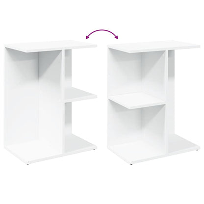 Comodino Bianco 46,5x29x61 cm in Legno Multistrato - homemem39