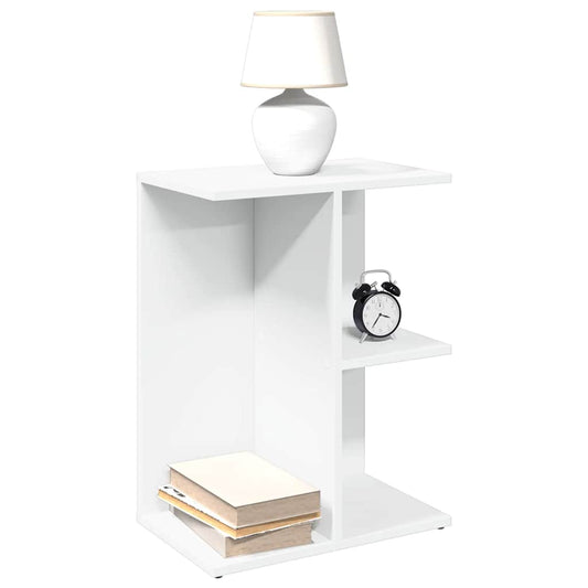 Comodino Bianco 46,5x29x61 cm in Legno Multistrato - homemem39