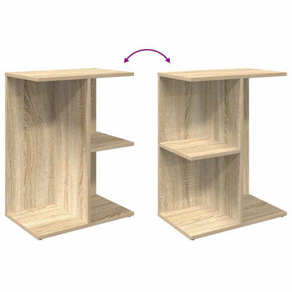 Comodini 2 pz Rovere Sonoma 46,5x29x61 cm in Legno Multistrato