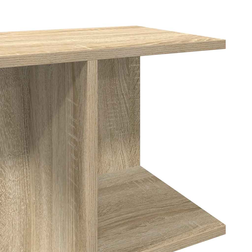 Comodini 2 pz Rovere Sonoma 46,5x29x61 cm in Legno Multistrato