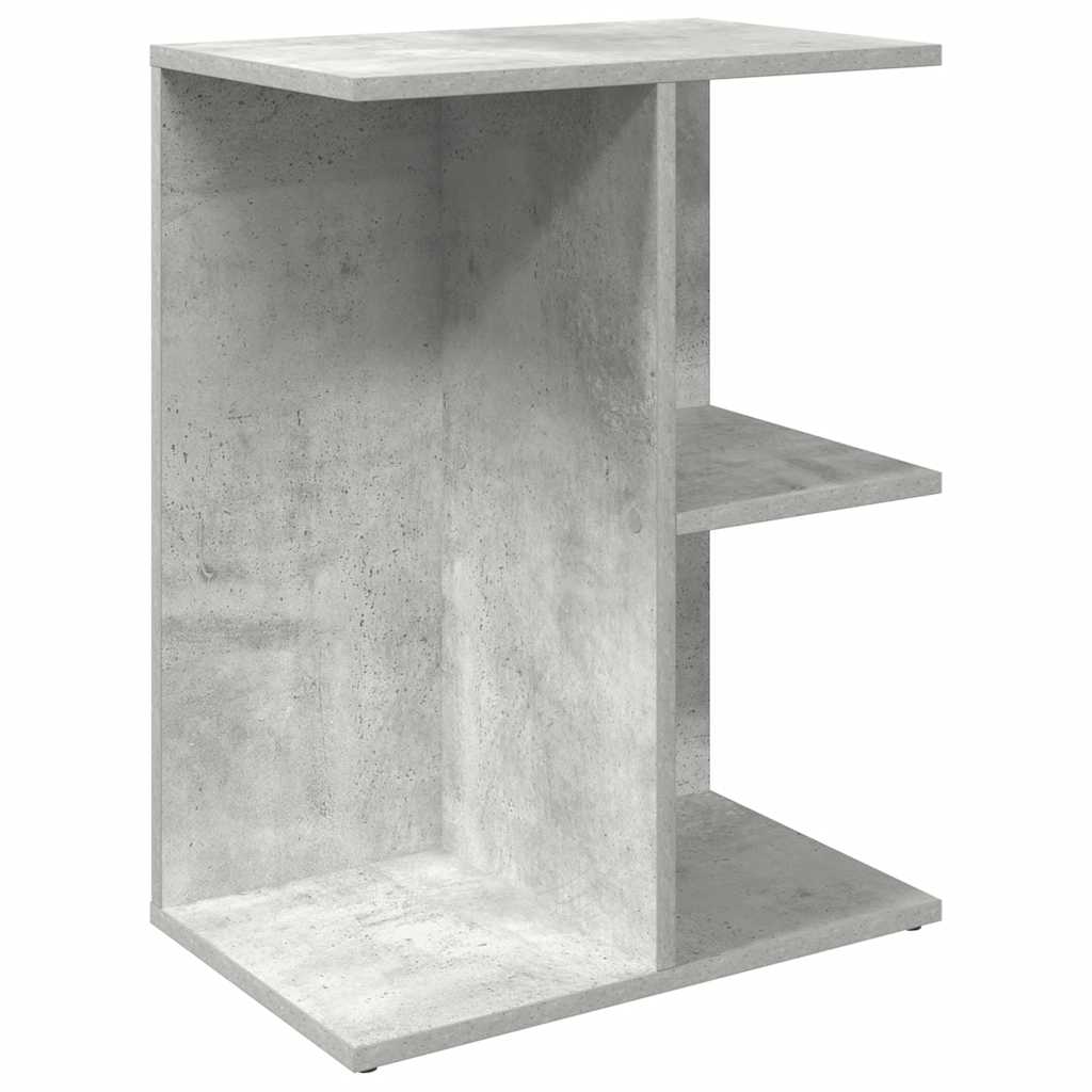 Comodino Grigio Cemento 46,5x29x61 cm in Legno Multistrato - homemem39