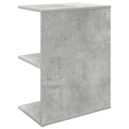 Comodino Grigio Cemento 46,5x29x61 cm in Legno Multistrato - homemem39