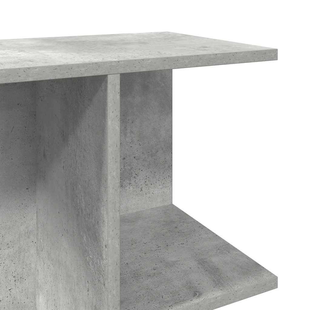 Comodino Grigio Cemento 46,5x29x61 cm in Legno Multistrato - homemem39