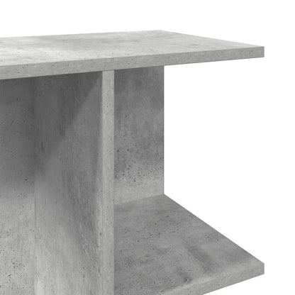 Comodino Grigio Cemento 46,5x29x61 cm in Legno Multistrato - homemem39