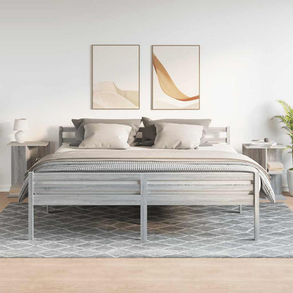 Comodini 2 pz Grigio Sonoma 46,5x29x61 cm in Legno Multistrato - homemem39