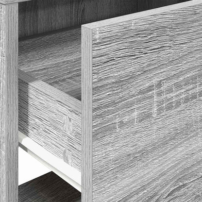 Comodino con Cassetto Grigio Sonoma 51x31x47 cm - homemem39