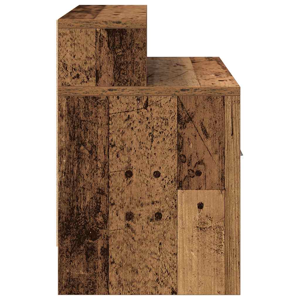 Comodino con Cassetto Legno Antico 51x31x47 cm - homemem39