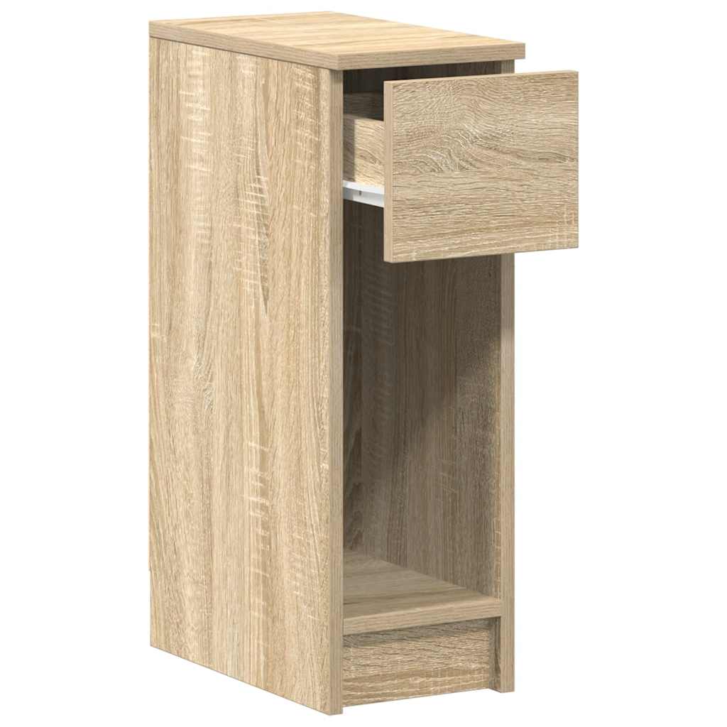 Comodino con Cassetto Rovere Sonoma 20x36x60 cm