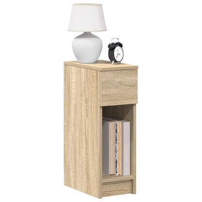Comodino con Cassetto Rovere Sonoma 20x36x60 cm