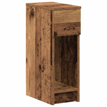 Comodino con Cassetto Legno Antico 20x36x60 cm