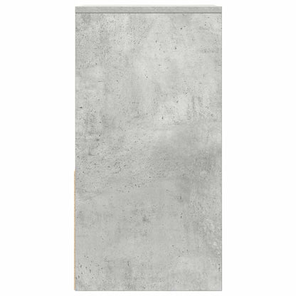 Comodino con Cassetto Grigio Cemento 35x34x66,5 cm - homemem39