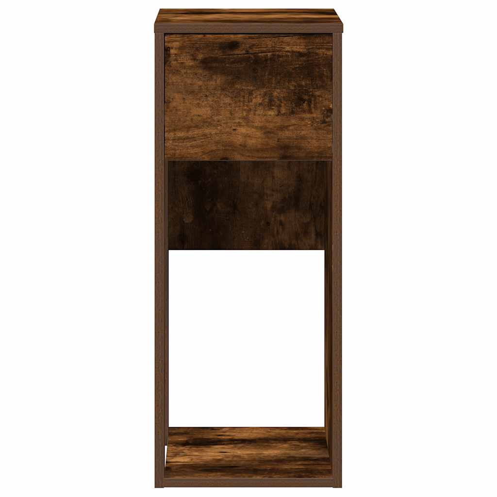 Supporto per Computer a Torre con Cassetto Rovere 30x44x74 cm - homemem39