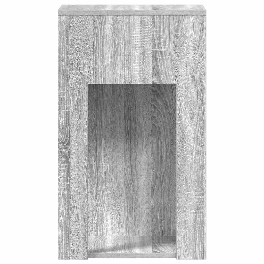 Supporto a Torre per Computer con Cassetto Grigio 30x44x74 cm - homemem39
