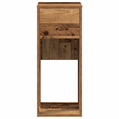 Supporto per Computer a Torre con Cassetto Antico 30x44x74 cm - homemem39