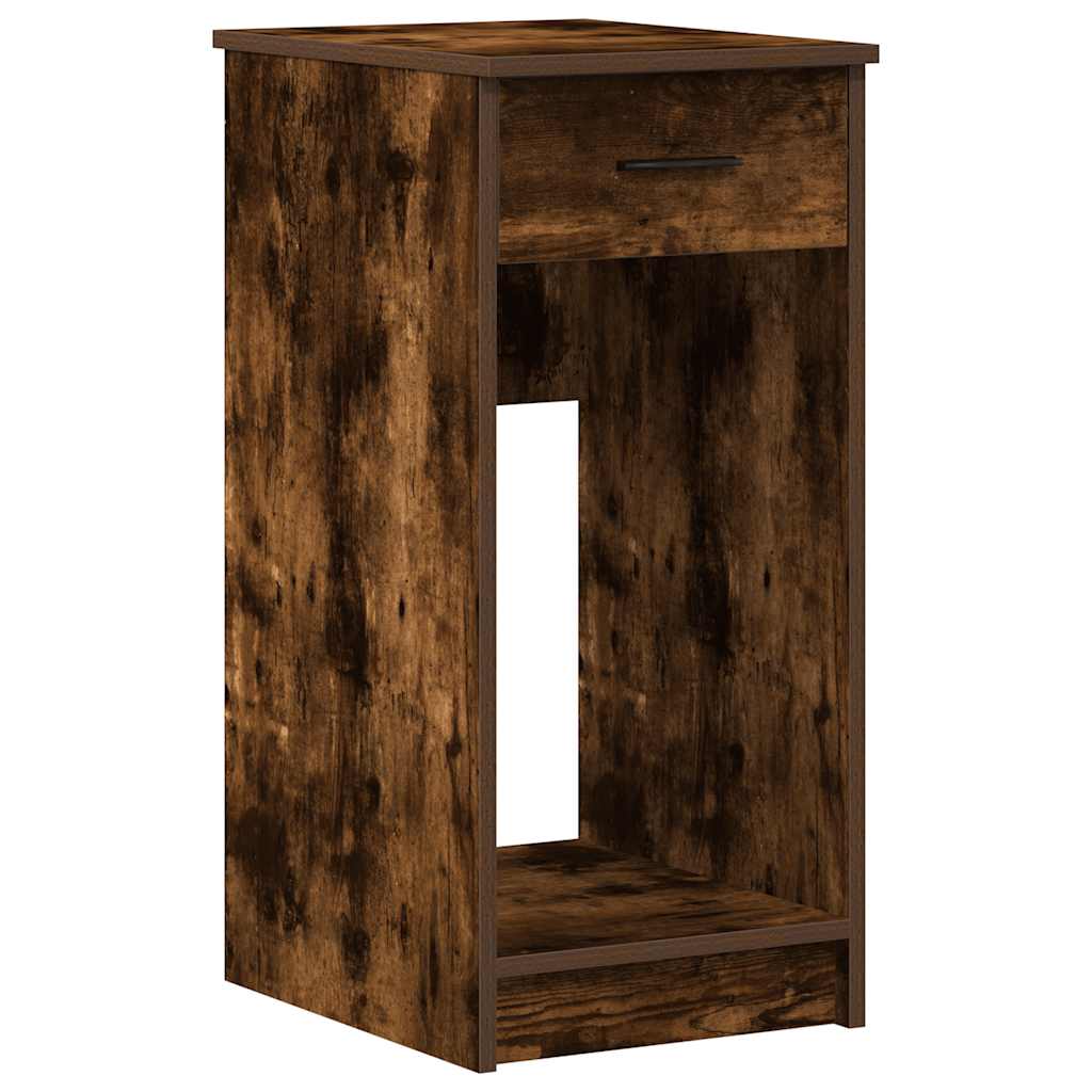 Supporto per Computer a Torre con Cassetto Rovere 35x45x77 cm