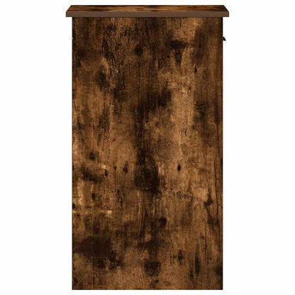 Supporto per Computer a Torre con Cassetto Rovere 35x45x77 cm