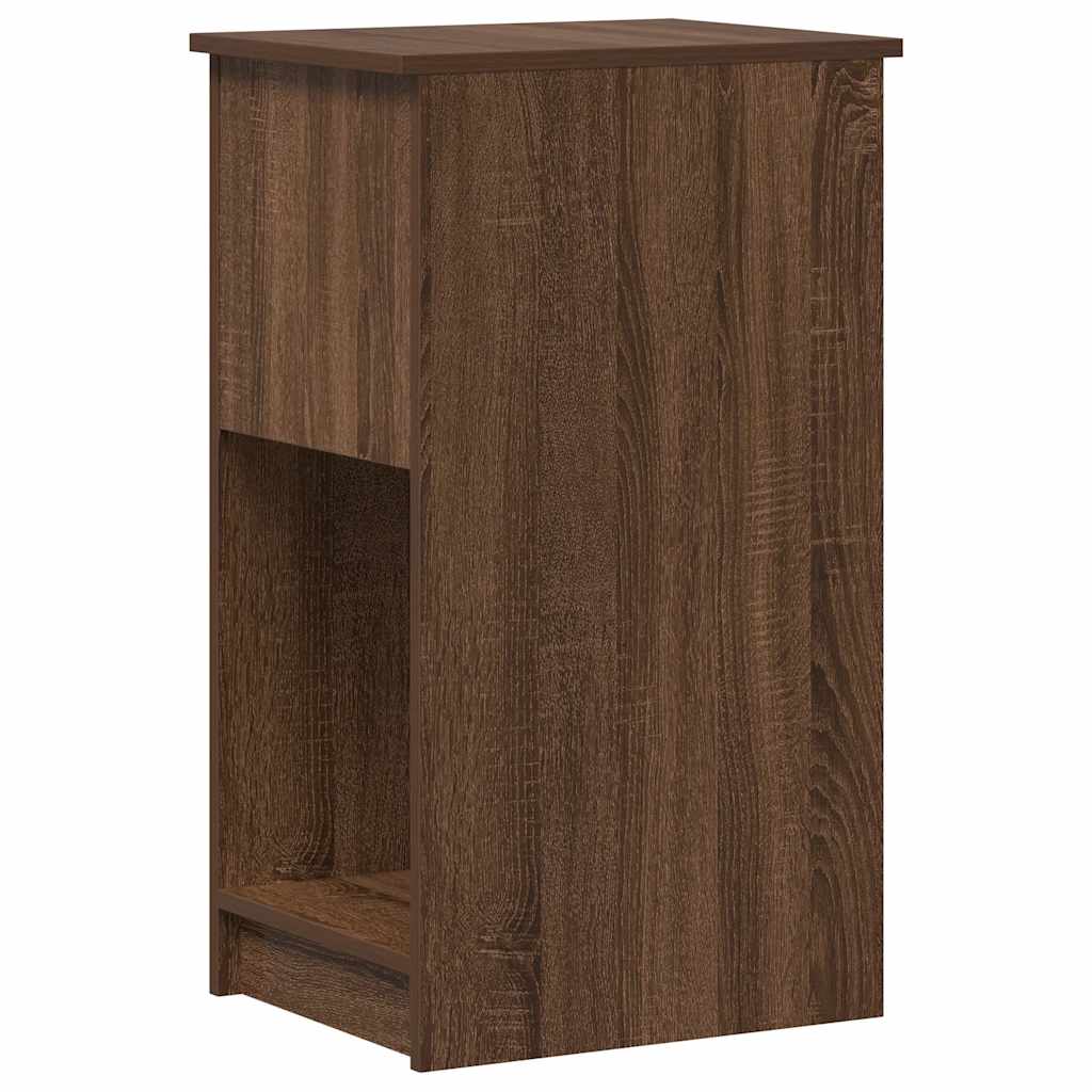 Supporto per Computer a Torre con Cassetto Marrone 35x45x77 cm - homemem39