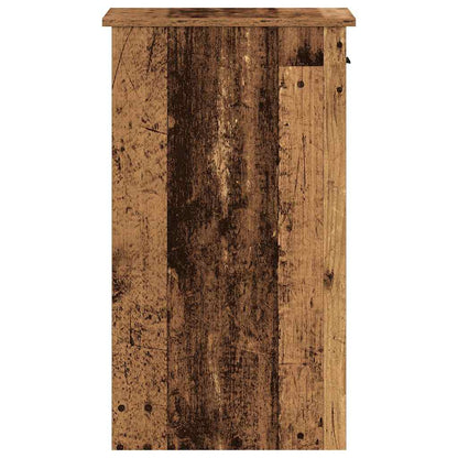 Supporto per Computer a Torre con Cassetto Antico 35x45x77 cm - homemem39