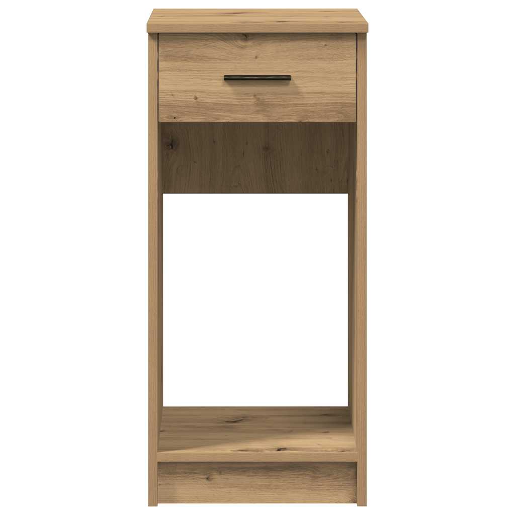 Supporto per Computer a Torre con Cassetto Rovere 35x45x77 cm - homemem39