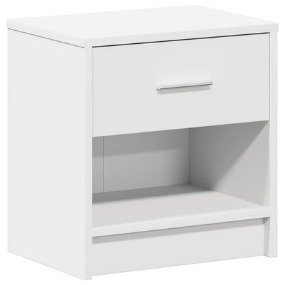 Comodino con Cassetto Bianco 39x28x41 cm - homemem39