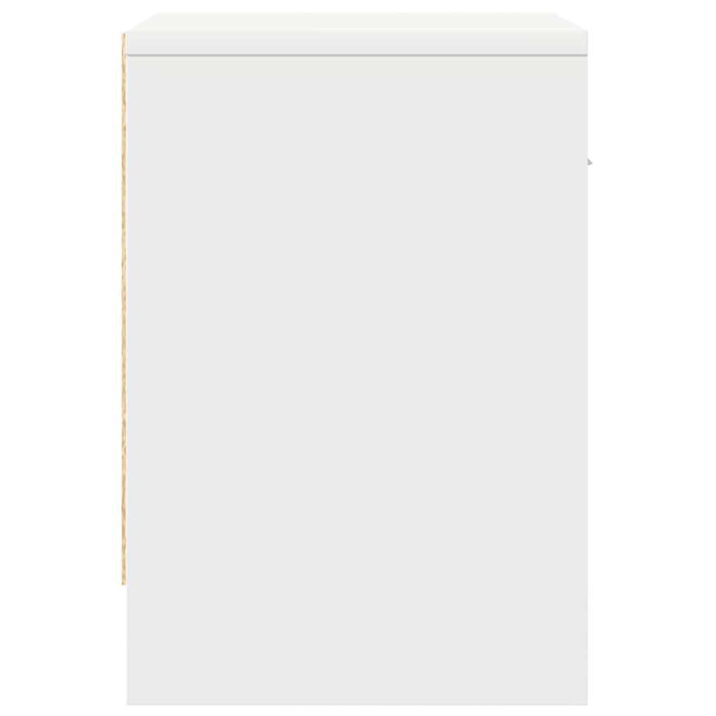 Comodino con Cassetto Bianco 39x28x41 cm - homemem39