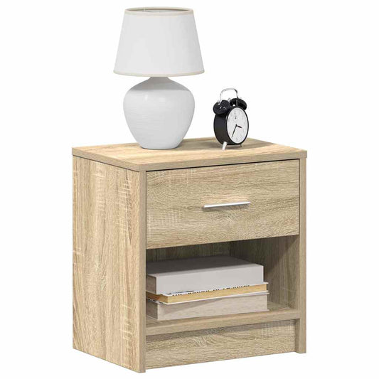 Comodino con Cassetto Rovere Sonoma 39x28x41 cm