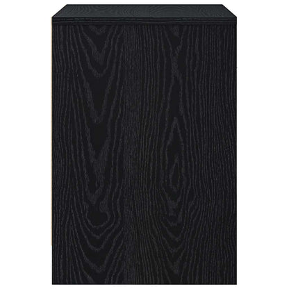 Comodino con Cassetto Nero 40x34x50 cm - homemem39