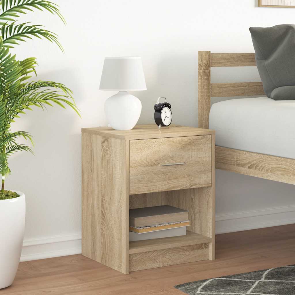 Comodino con Cassetto Rovere Sonoma 40x34x50 cm