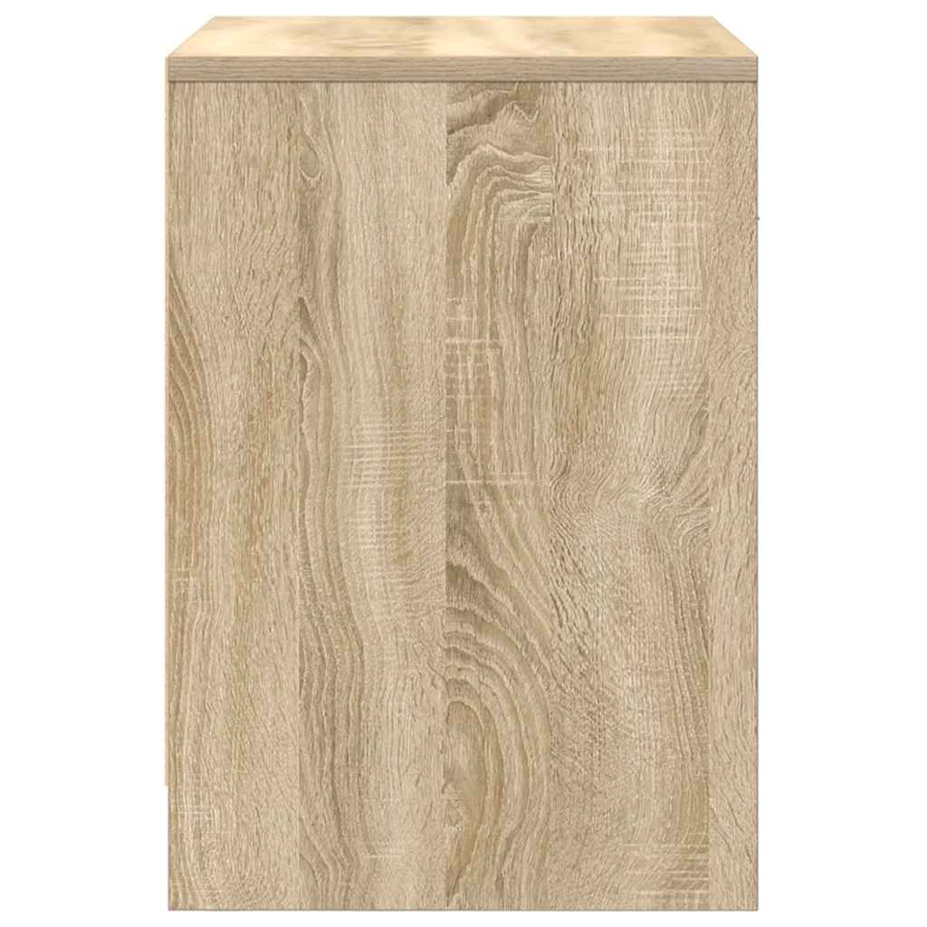 Comodino con Cassetto Rovere Sonoma 40x34x50 cm