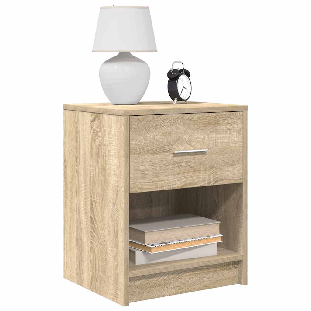 Comodino con Cassetto Rovere Sonoma 40x34x50 cm