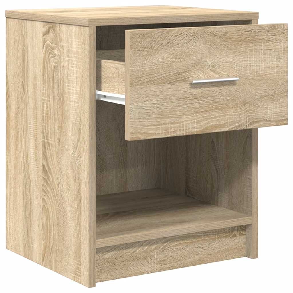 Comodini 2 pz con Cassetto Rovere Sonoma 40x34x50 cm - homemem39