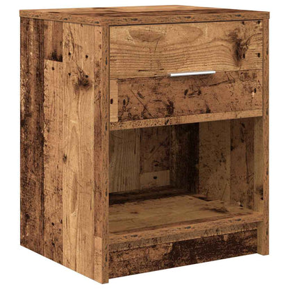 Comodino con Cassetto Legno Antico 40x34x50 cm - homemem39