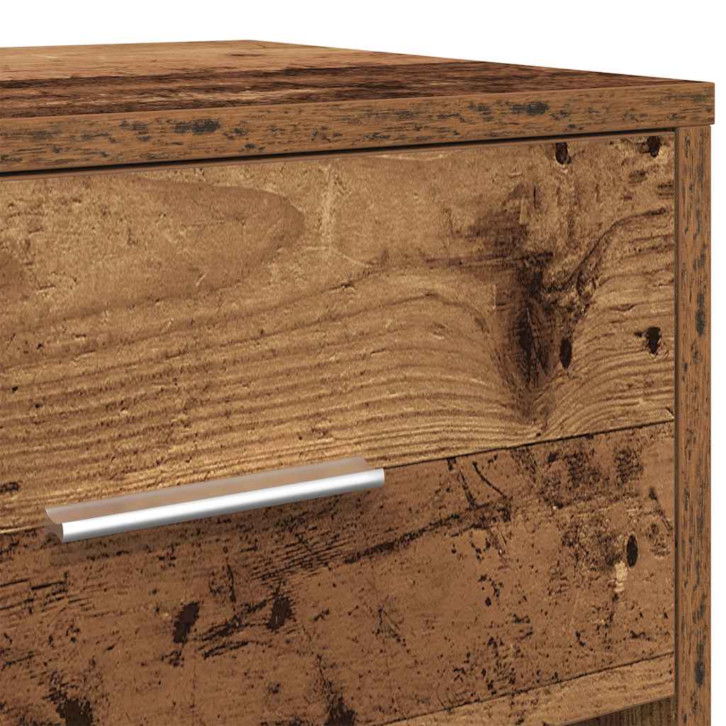 Comodino con Cassetto Legno Antico 40x34x50 cm - homemem39