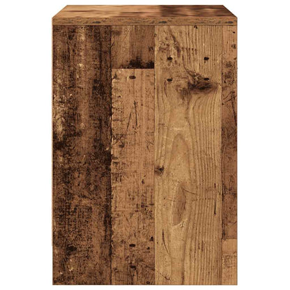Comodini 2 pz con Cassetto Legno Antico 40x34x50 cm - homemem39