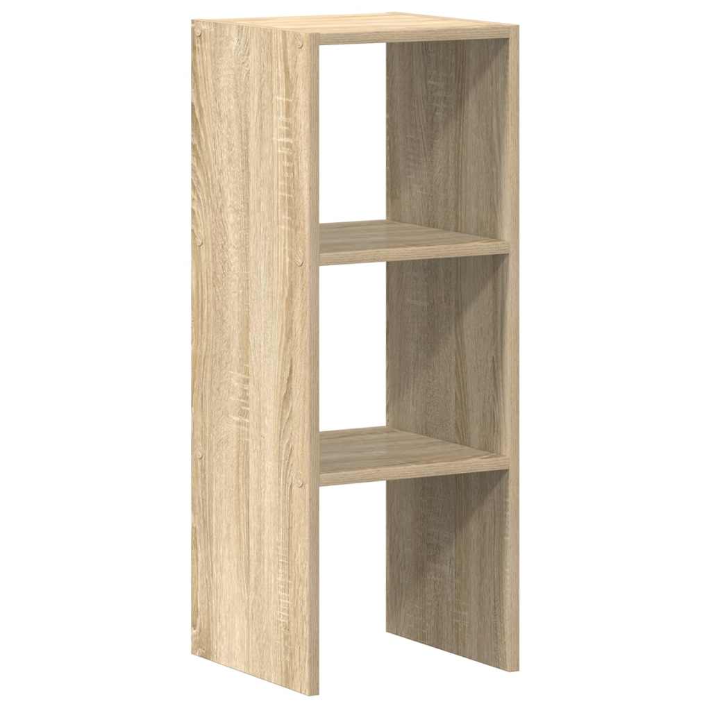 Libreria Impilabili Rovere Sonoma 30x30x80 cm Legno Multistrato | homemem39