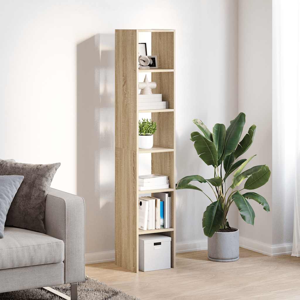 Librerie 2 pz Impilabili Rovere Sonoma 30x30x80 cm Truciolato | homemem39