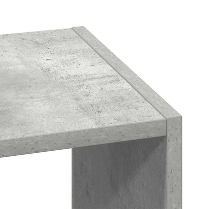 Libreria Impilabili Grigio Cemento 30x30x80cm Legno Multistrato | homemem39