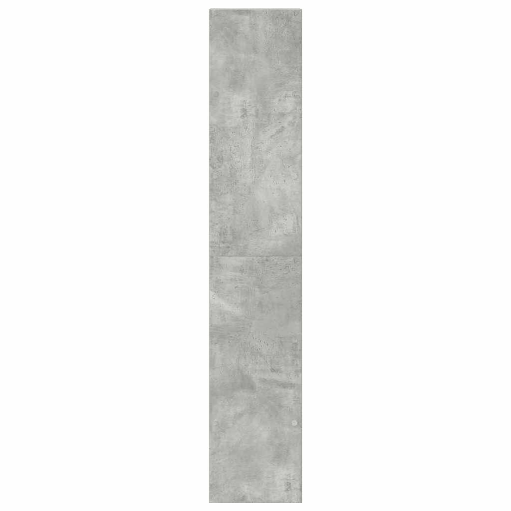 Librerie 2 pz Impilabili Grigio Cemento 30x30x80 cm Truciolato | homemem39